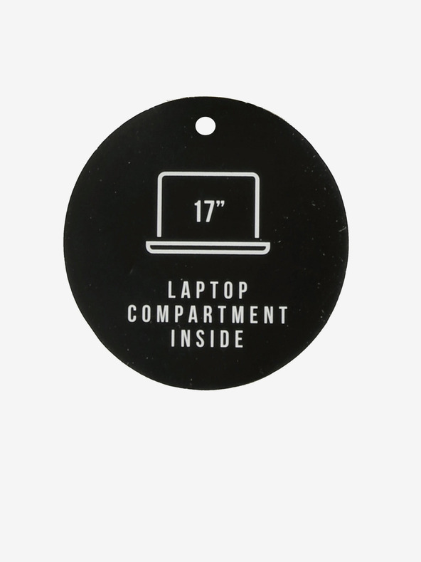 Enrico Benetti Enrico Benetti Cornell 17" Σακίδιο πλάτης για σημειωματάρια Roll Top Μαύρο