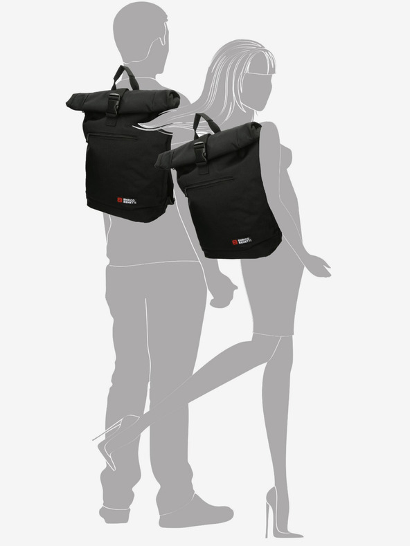 Enrico Benetti Backpack Enrico Benetti Amsterdam Notebook Backpack Μαύρο