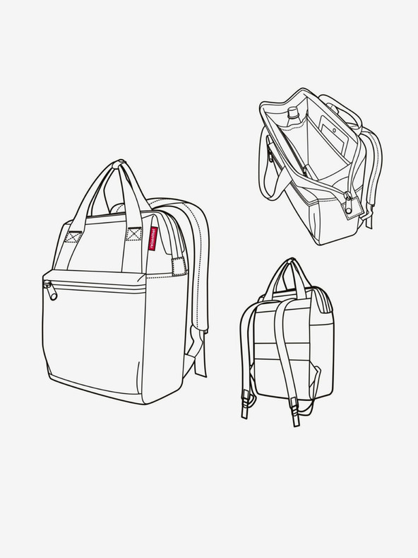 Reisenthel Reisenthel Allrounder R Μεγάλο γυναικείο σακίδιο πλάτης μαύρο