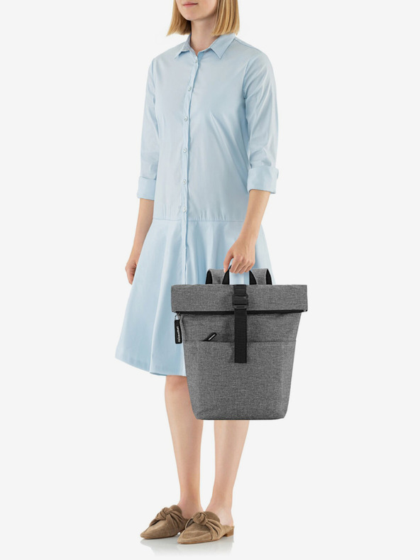 Reisenthel Reisenthel Rolltop Backpack Twist Silver