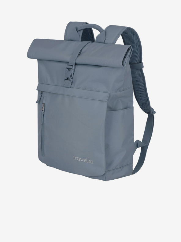Travelite Σακίδιο πλάτης Travelite Basics Roll-up Backpack Smoke blue