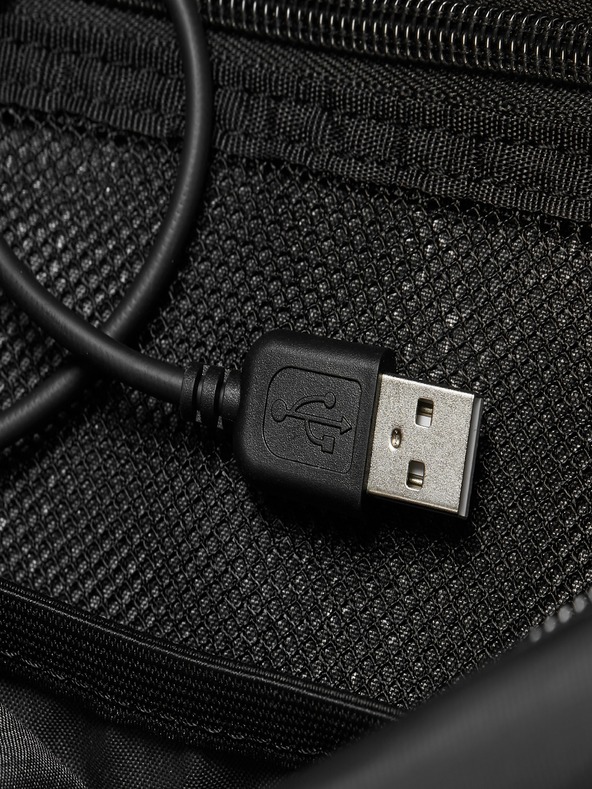 Hedgren Μαύρο Ανδρικό Hedgren Tube Kidney