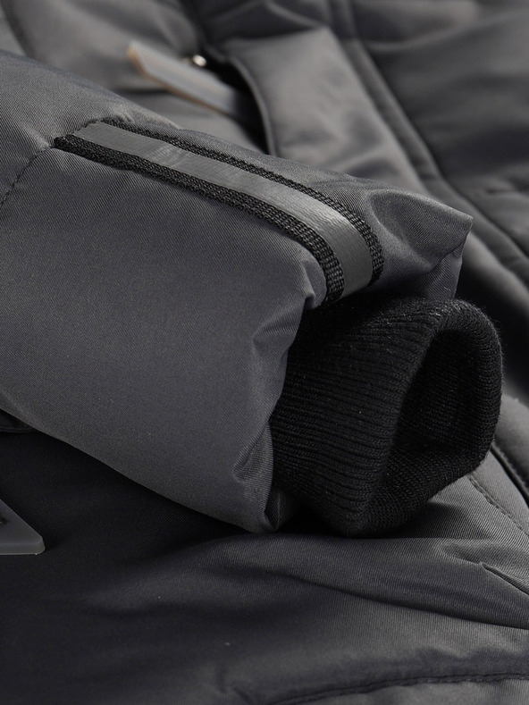 ALPINE PRO Γκρι κοριτσίστικο μπουφάν με μεμβράνη PTX Alpine Pro Werdo