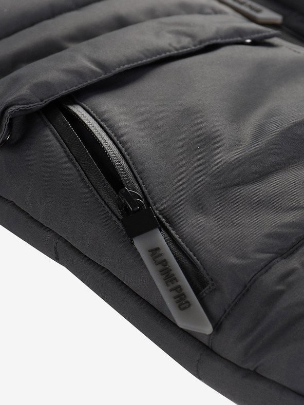 ALPINE PRO Γκρι κοριτσίστικο μπουφάν με μεμβράνη PTX Alpine Pro Werdo