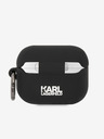 Karl Lagerfeld Θήκη σιλικόνης με 3D λογότυπο NFT Choupette Head για Airpods Pro Μαύρο Karl Lagerfeld