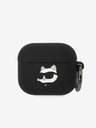 Karl Lagerfeld Θήκη σιλικόνης 3D Logo NFT Choupette Head για Airpods 3 Μαύρο Karl Lagerfeld