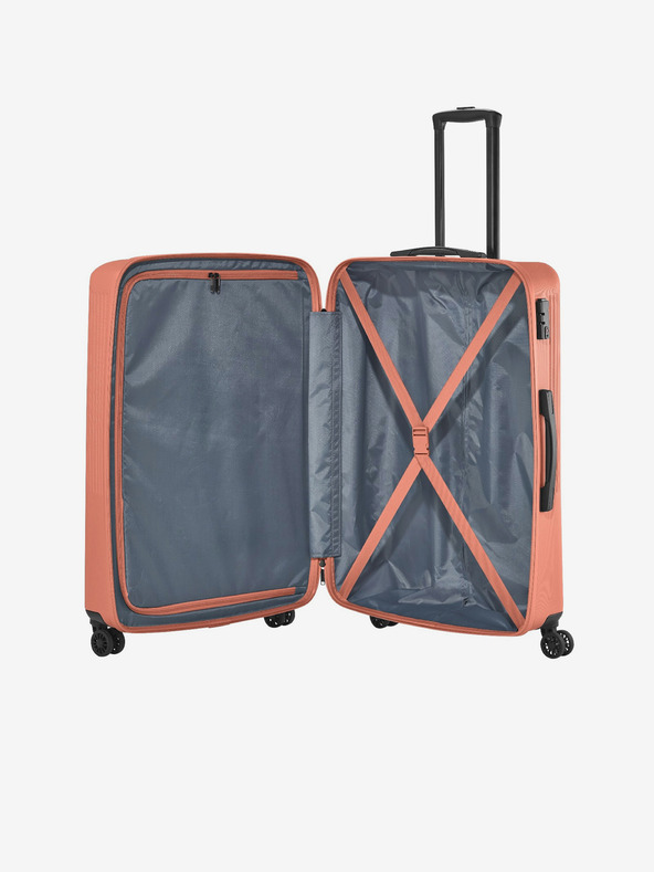 Travelite Πορτοκαλί ταξιδιωτική βαλίτσα Travelite Bali L