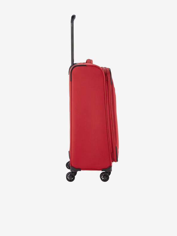 Travelite Σετ τριών ταξιδιωτικών βαλιτσών Travelite Chios σε κόκκινο χρώμα S,M,L