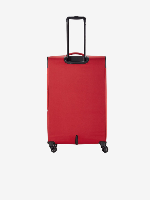 Travelite Σετ τριών ταξιδιωτικών βαλιτσών Travelite Chios σε κόκκινο χρώμα S,M,L