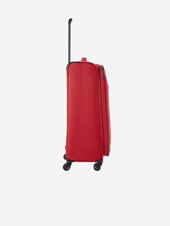 Travelite Σετ τριών ταξιδιωτικών βαλιτσών Travelite Chios σε κόκκινο χρώμα S,M,L