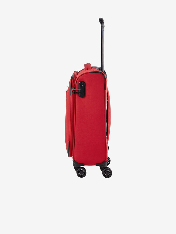Travelite Σετ τριών ταξιδιωτικών βαλιτσών Travelite Chios σε κόκκινο χρώμα S,M,L