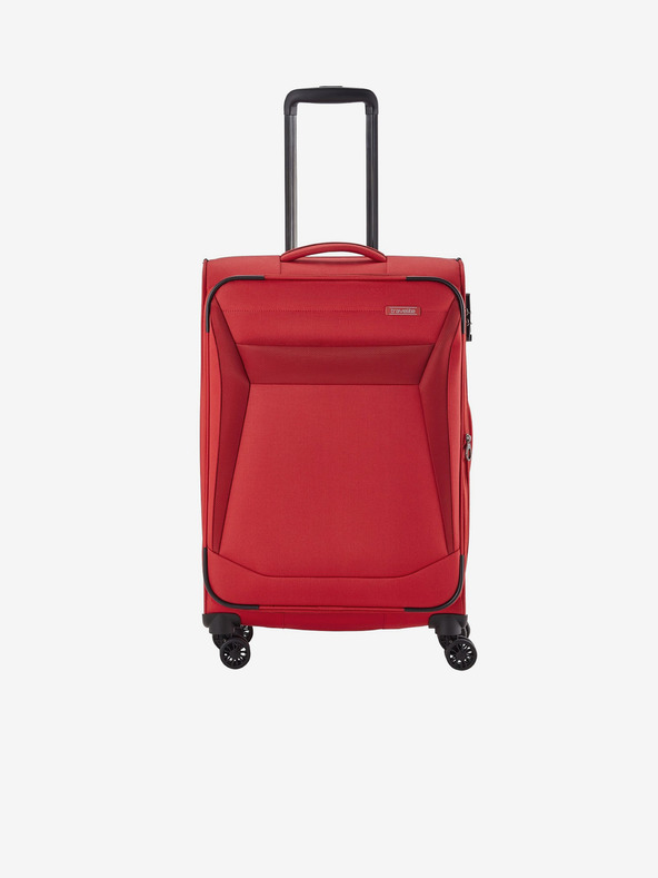 Travelite Σετ τριών ταξιδιωτικών βαλιτσών Travelite Chios σε κόκκινο χρώμα S,M,L