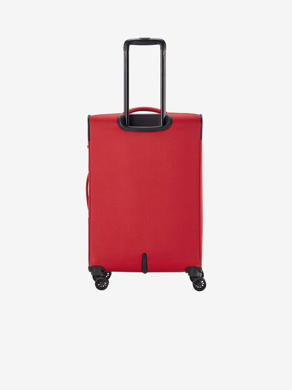 Travelite Σετ τριών ταξιδιωτικών βαλιτσών Travelite Chios σε κόκκινο χρώμα S,M,L