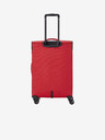 Travelite Σετ τριών ταξιδιωτικών βαλιτσών Travelite Chios σε κόκκινο χρώμα S,M,L