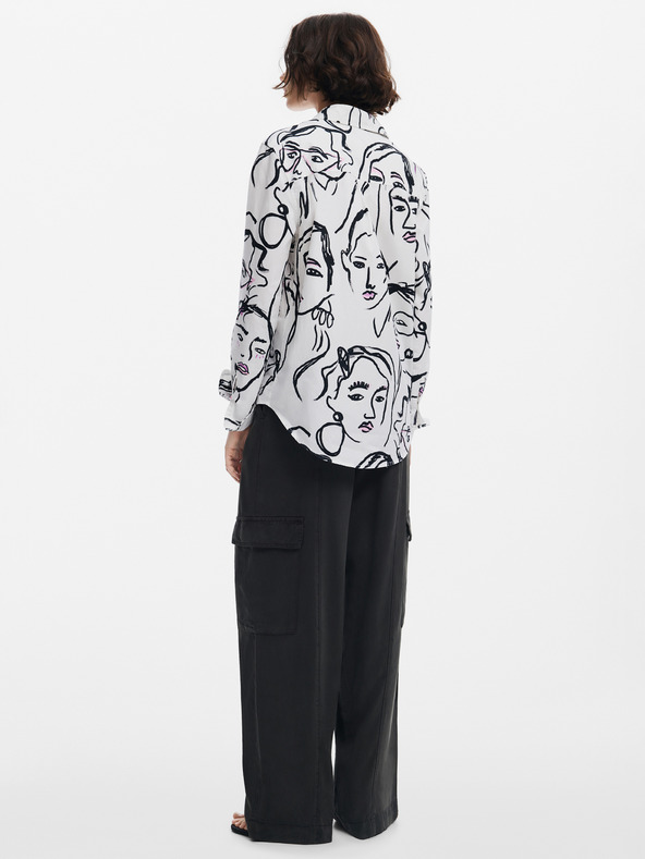 Desigual Γυναικείο πουκάμισο Desigual Faces Patterned Shirt