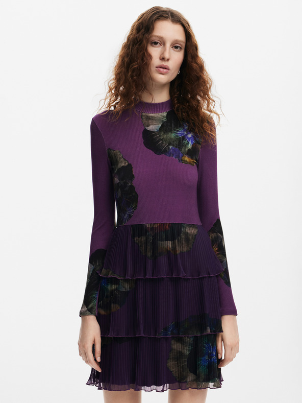 Desigual Desigual Pensee Lacroix Γυναικείο φλοράλ φόρεμα Desigual Pensee Lacroix