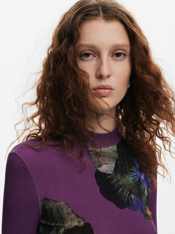 Desigual Desigual Pensee Lacroix Γυναικείο φλοράλ φόρεμα Desigual Pensee Lacroix