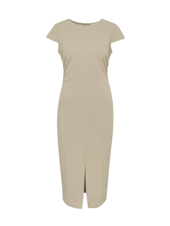 Orsay Μπεζ γυναικείο μίντι φόρεμα ORSAY