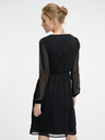 Orsay Μαύρο γυναικείο φόρεμα μέχρι το γόνατο ORSAY