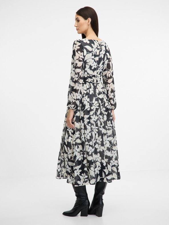 Orsay Μαύρο γυναικείο μάξι φόρεμα ORSAY