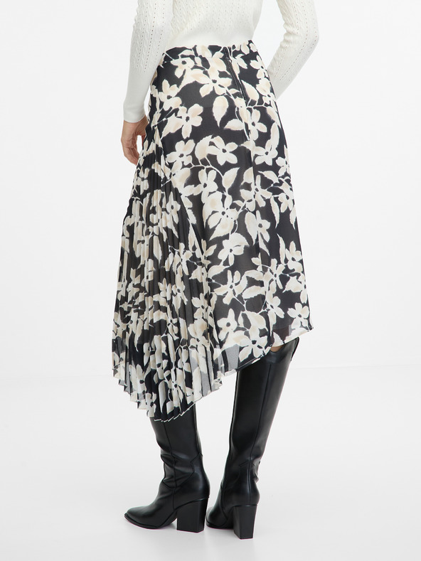 Orsay Μαύρη γυναικεία μίντι φούστα ORSAY