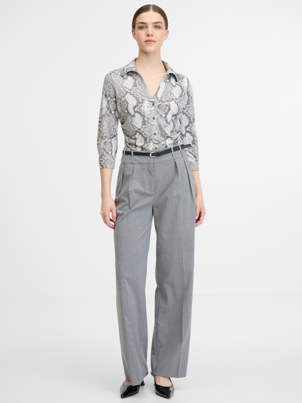 Orsay Μαύρη και λευκή γυναικεία μπλούζα ORSAY