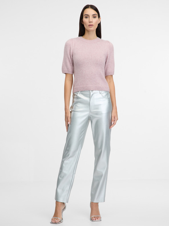 Orsay Ασημί γυναικείο παντελόνι σε ίσια γραμμή ORSAY