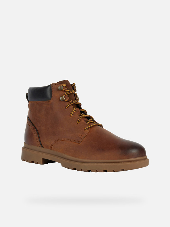 Geox Καφέ ανδρικές μπότες αστραγάλου Geox Andalo