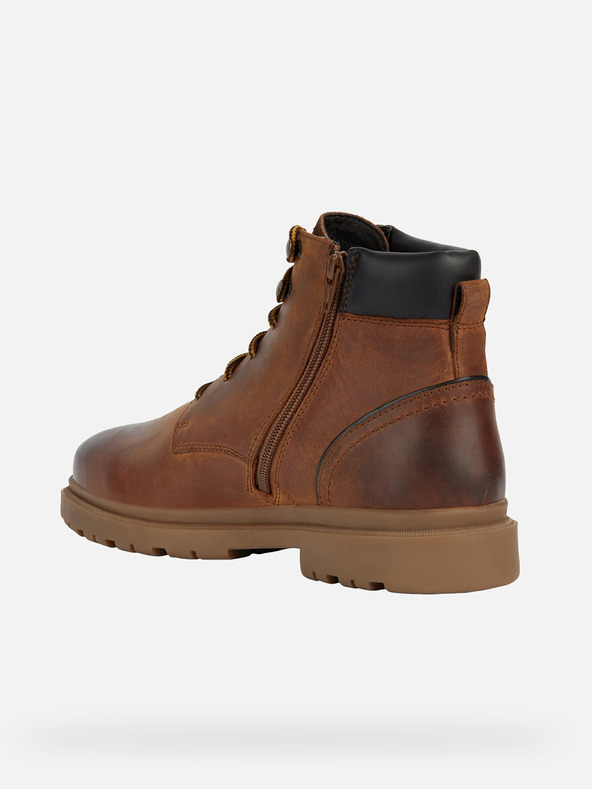 Geox Καφέ ανδρικές μπότες αστραγάλου Geox Andalo