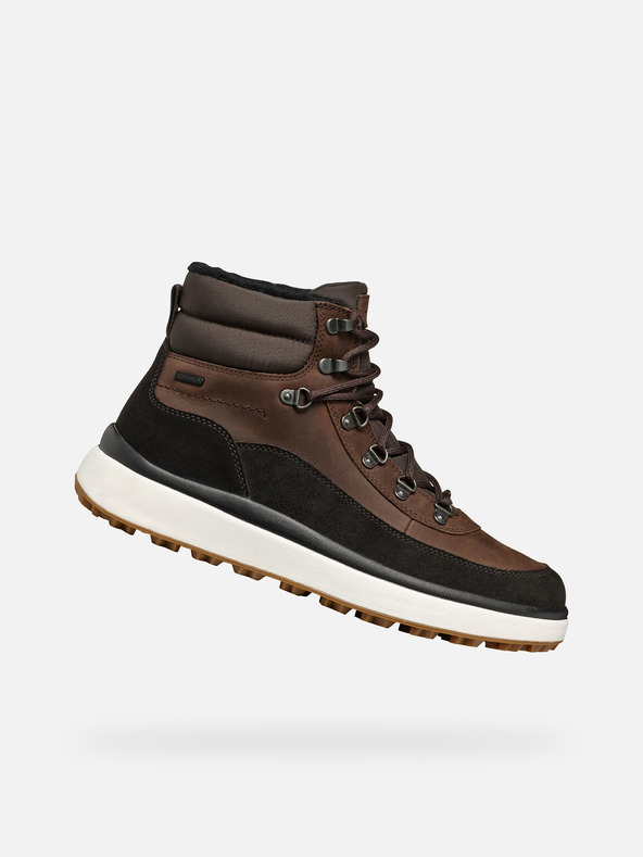 Geox Καφέ ανδρικές μπότες αστραγάλου Geox Granito + Grip A