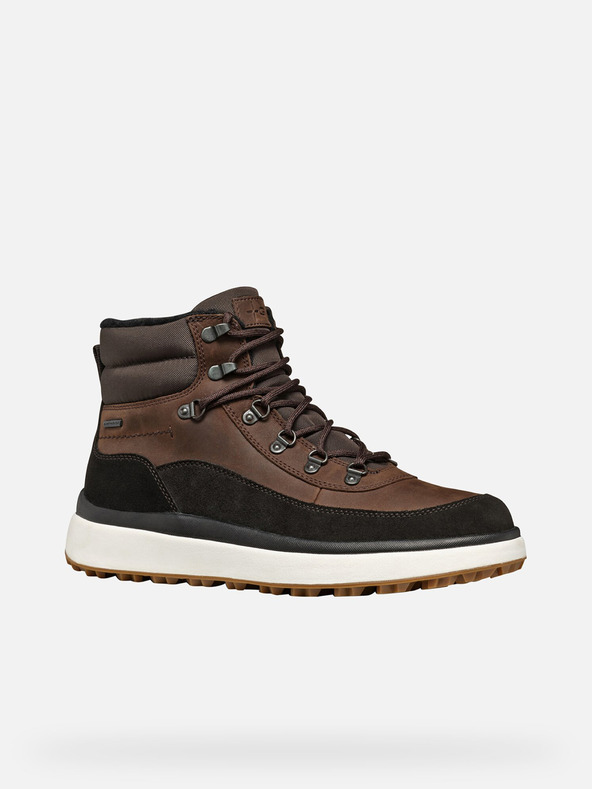 Geox Καφέ ανδρικές μπότες αστραγάλου Geox Granito + Grip A