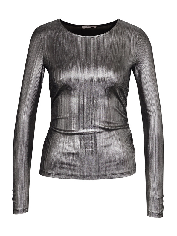 Orsay Ασημί Γυναικείο μακρυμάνικο μπλουζάκι ORSAY