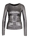 Orsay Ασημί Γυναικείο μακρυμάνικο μπλουζάκι ORSAY