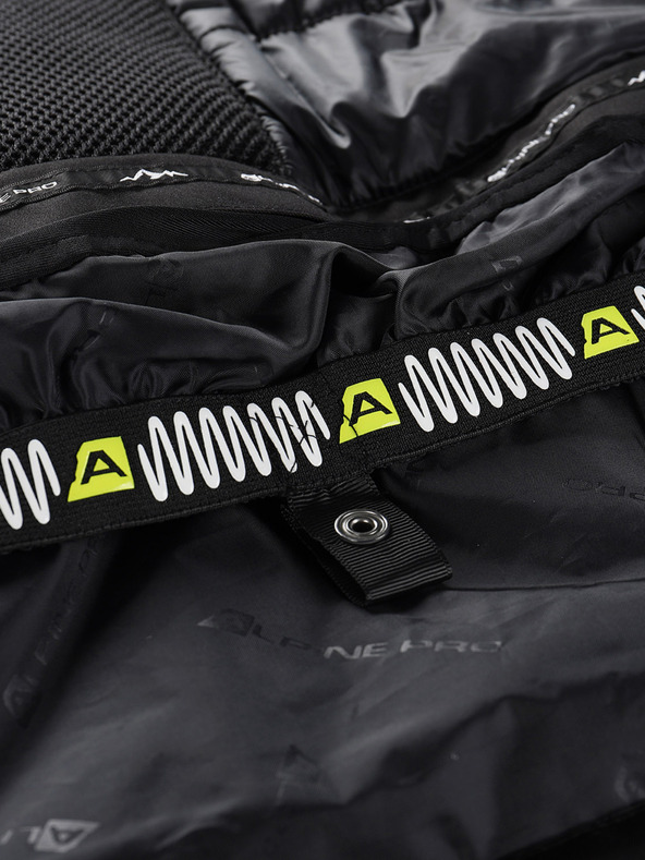 ALPINE PRO Ανδρικό μπουφάν σκι με μεμβράνη ptx ALPINE PRO REAM μαύρο