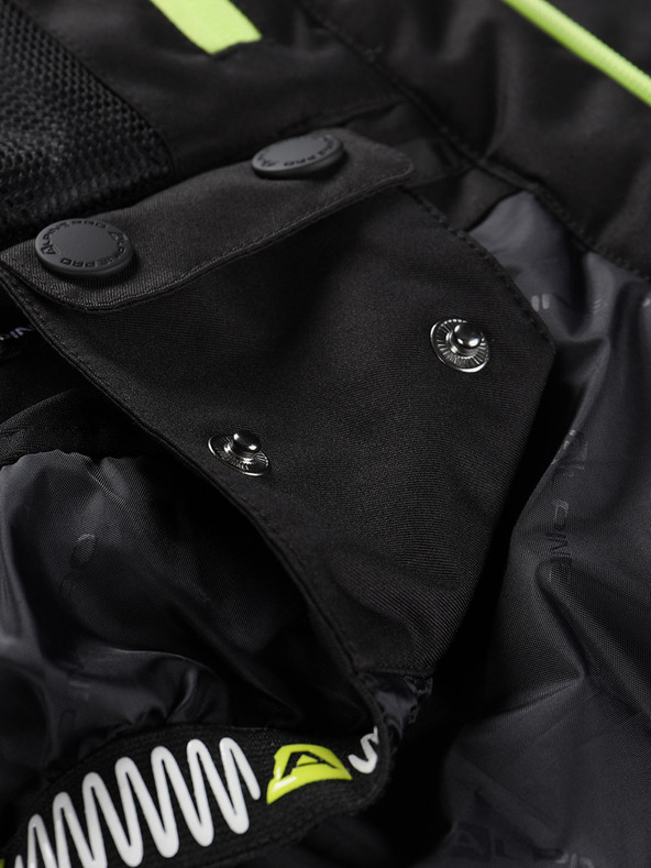 ALPINE PRO Ανδρικό μπουφάν σκι με μεμβράνη ptx ALPINE PRO REAM μαύρο