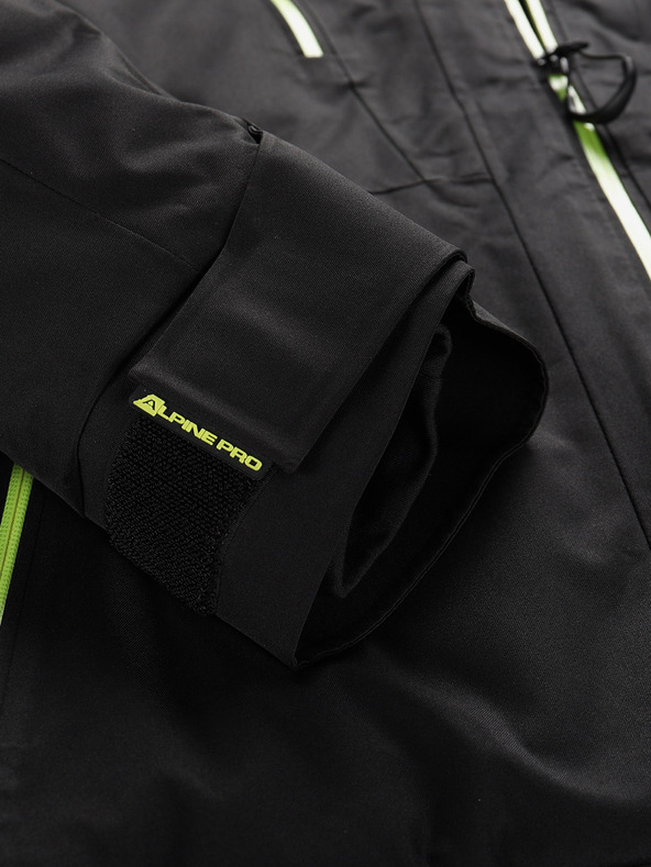 ALPINE PRO Ανδρικό μπουφάν σκι με μεμβράνη ptx ALPINE PRO REAM μαύρο