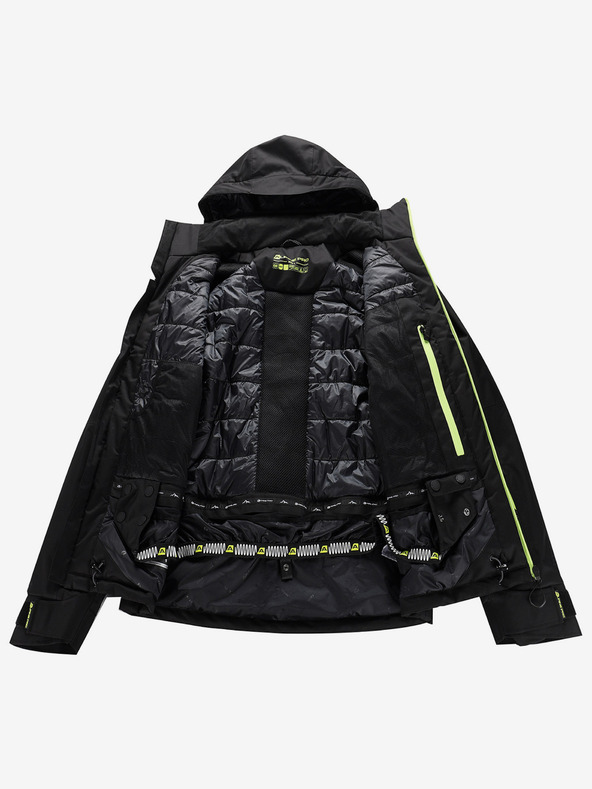 ALPINE PRO Ανδρικό μπουφάν σκι με μεμβράνη ptx ALPINE PRO REAM μαύρο