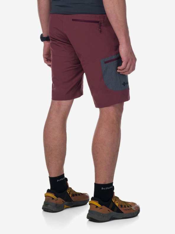 Kilpi Ανδρικό μπορντό αθλητικό σορτς Kilpi NAVIA