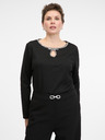 Orsay Μαύρη γυναικεία μπλούζα με μακρύ μανίκι ORSAY