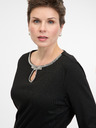 Orsay Μαύρη γυναικεία μπλούζα με μακρύ μανίκι ORSAY
