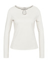 Orsay Κρεμ γυναικεία μακρυμάνικη μπλούζα ORSAY