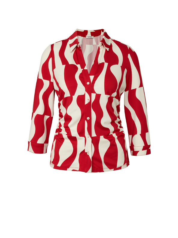 Orsay Κόκκινη μπλούζα με γιακά ORSAY