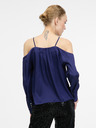 Orsay ORSAY Μπλε σκούρα γυναικεία μπλούζα με εκτεθειμένους ώμους
