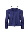 Orsay ORSAY Μπλε σκούρα γυναικεία μπλούζα με εκτεθειμένους ώμους