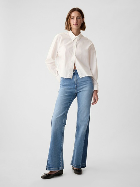 GAP Τζιν '70s flare High Rise Patched GAP