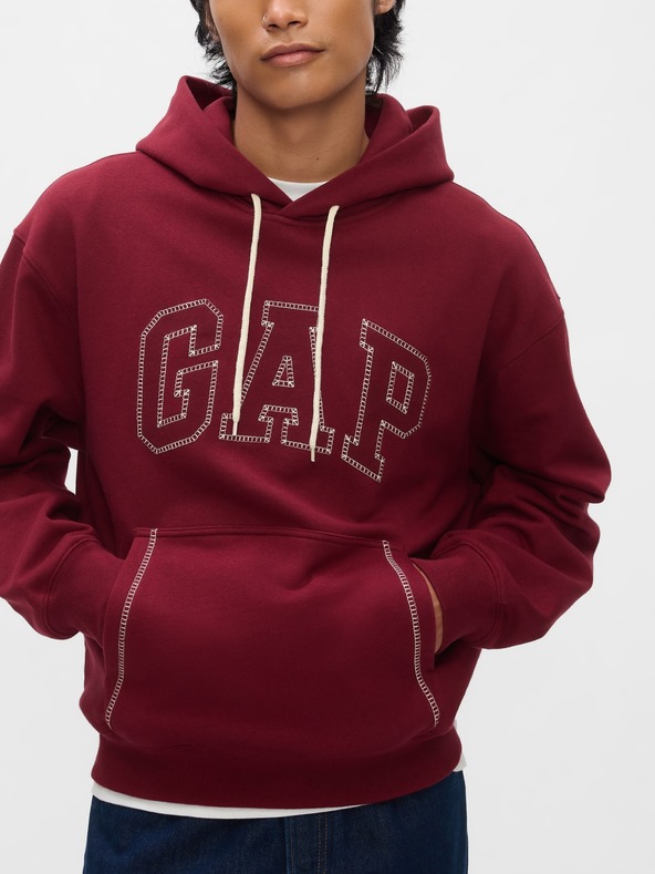 GAP Oversized φούτερ με ραμμένο λογότυπο GAP