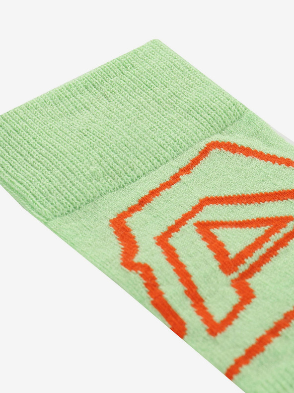 ALPINE PRO Ανοιχτό πράσινο γυναικείες κάλτσες από μαλλί Merino ALPINE PRO Phalte