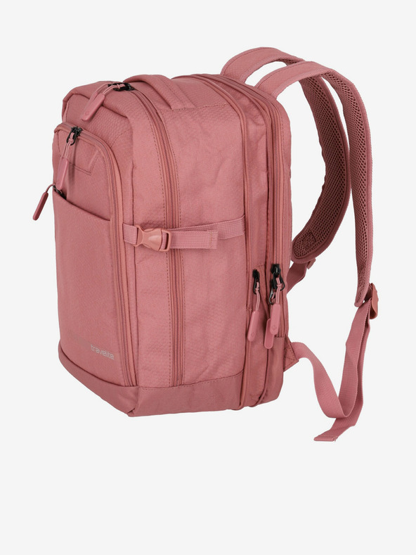 Travelite Ροζ γυναικείο σακίδιο Travelite Kick Off Cabin Backpack Rosé