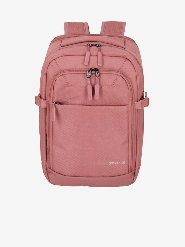 Travelite Ροζ γυναικείο σακίδιο Travelite Kick Off Cabin Backpack Rosé