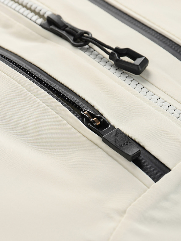 ALPINE PRO Γυναικείο μπουφάν σκι με μεμβράνη ptx για χιόνι ALPINE PRO REASA creme